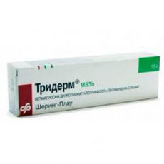 Тридерм мазь д/наруж примен 15г